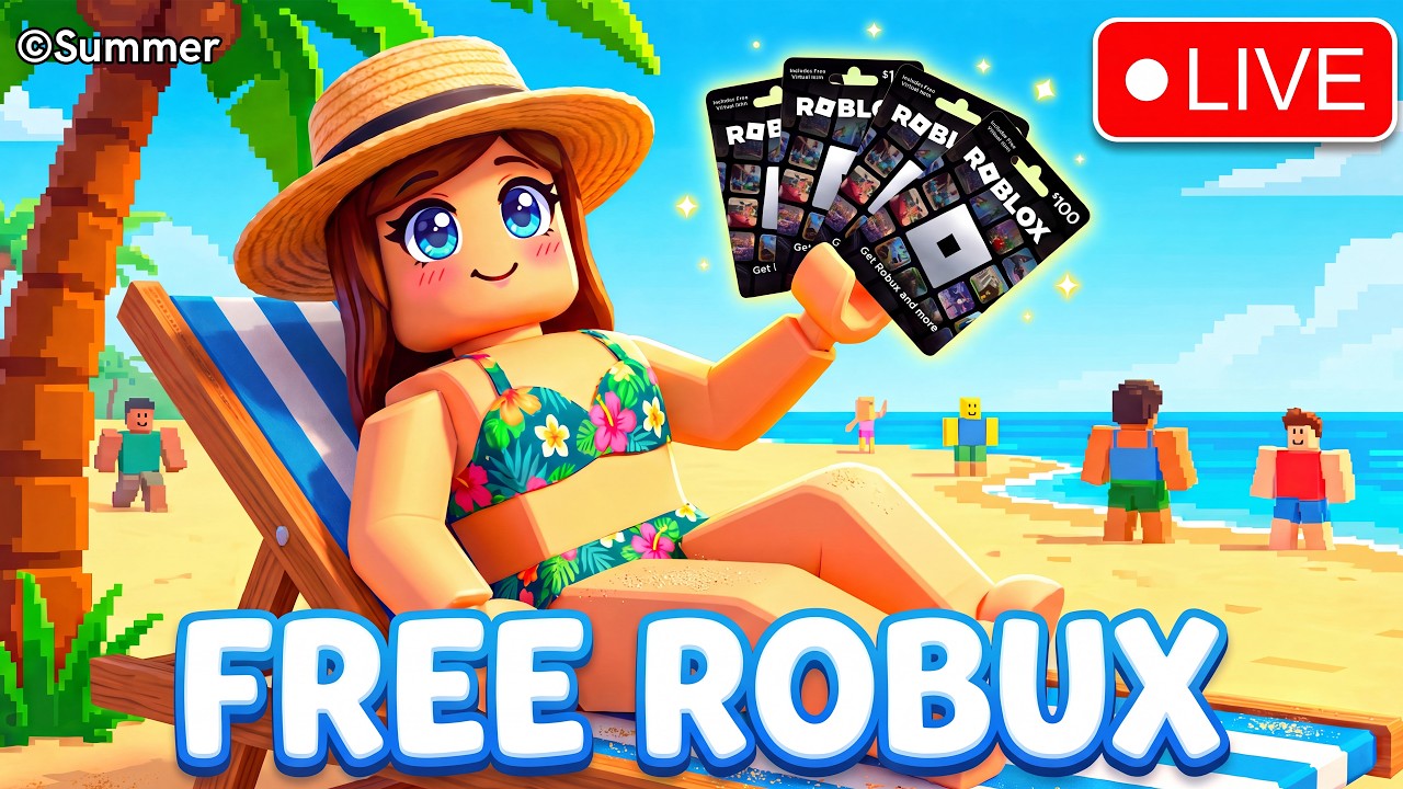 🔴FREE 250,000 ROBUX GIVEAWAY LIVE! (FREE ROBUX)