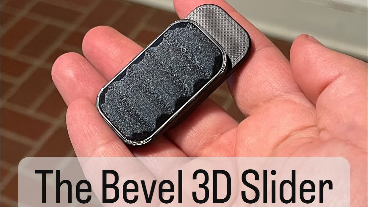 Unboxing the new 3D printed fidget slider The Bevel by HapticEDC on Etsy