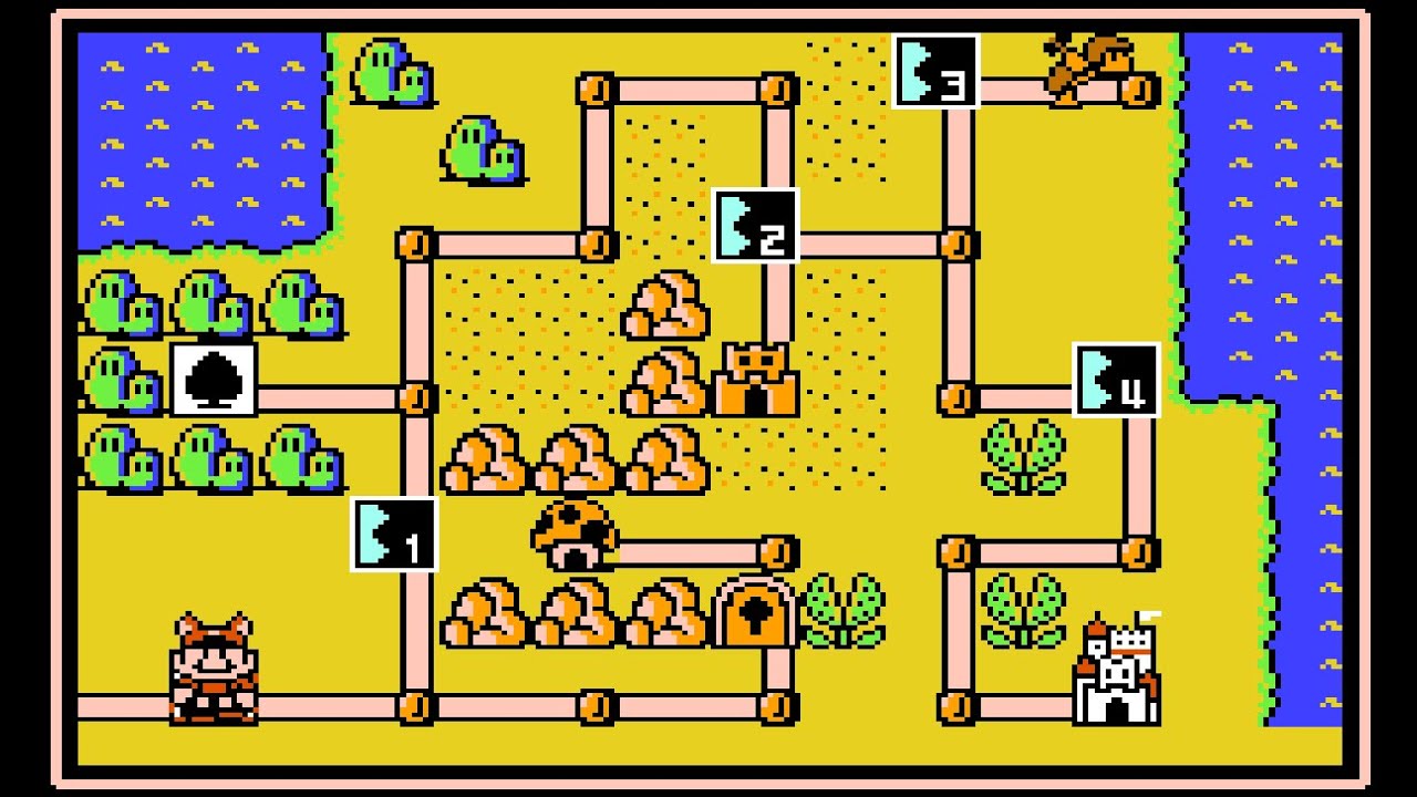 Super Mario Bros 3 - Custom Level Chaos - World 2 | English1stud