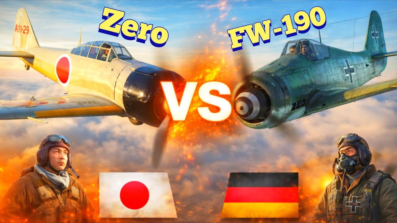 IL-2 1946, FW-190 VS A6M2 Zero, #warthunder #aviation #ww2 