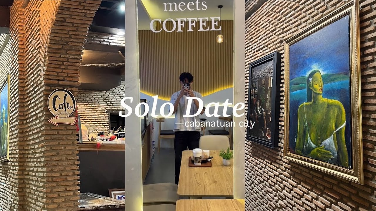 my first solo date in Cabanatuan City | going to National Book Store | trying a new coffee shop 
