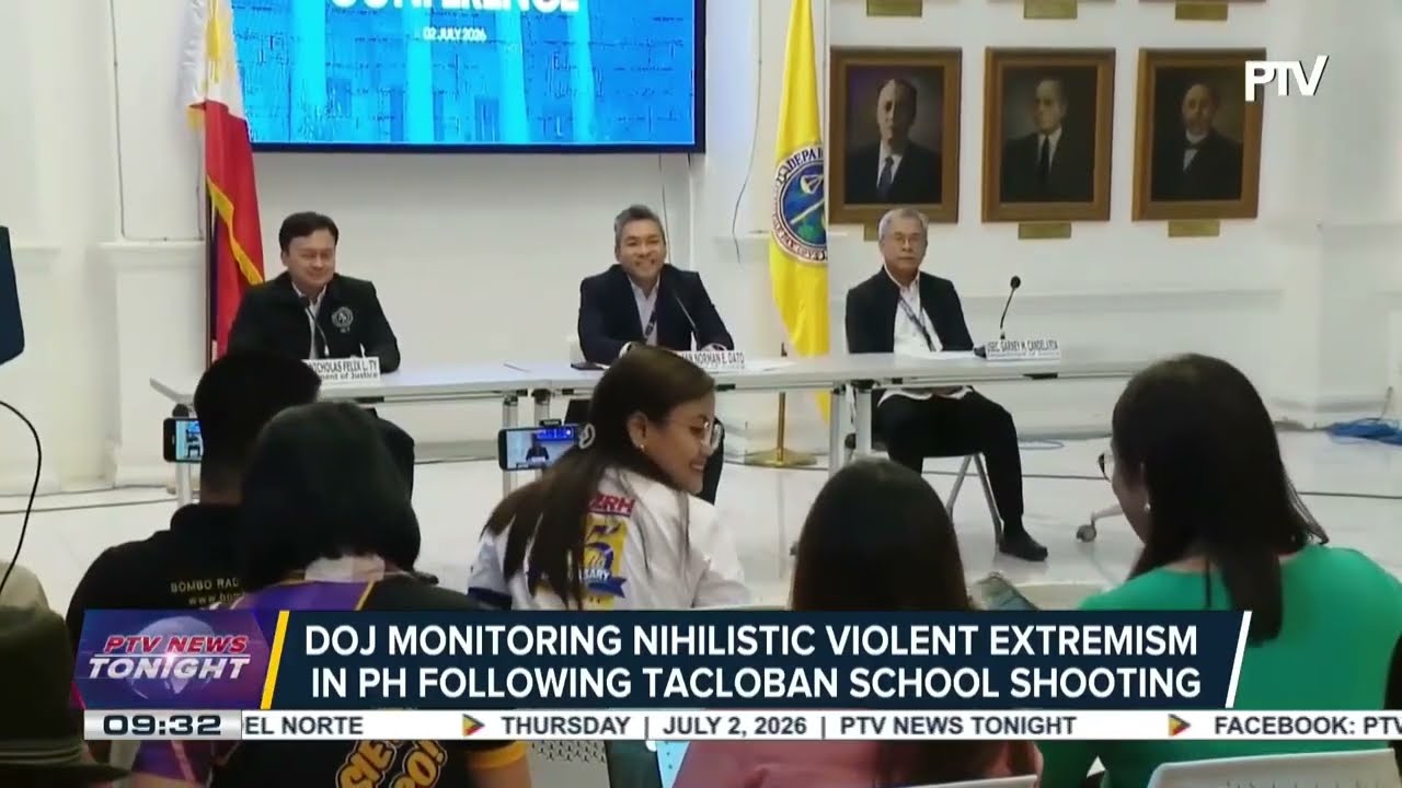 DOJ monitoring nihilistic violent extremism in PH following Tacloban school shooting