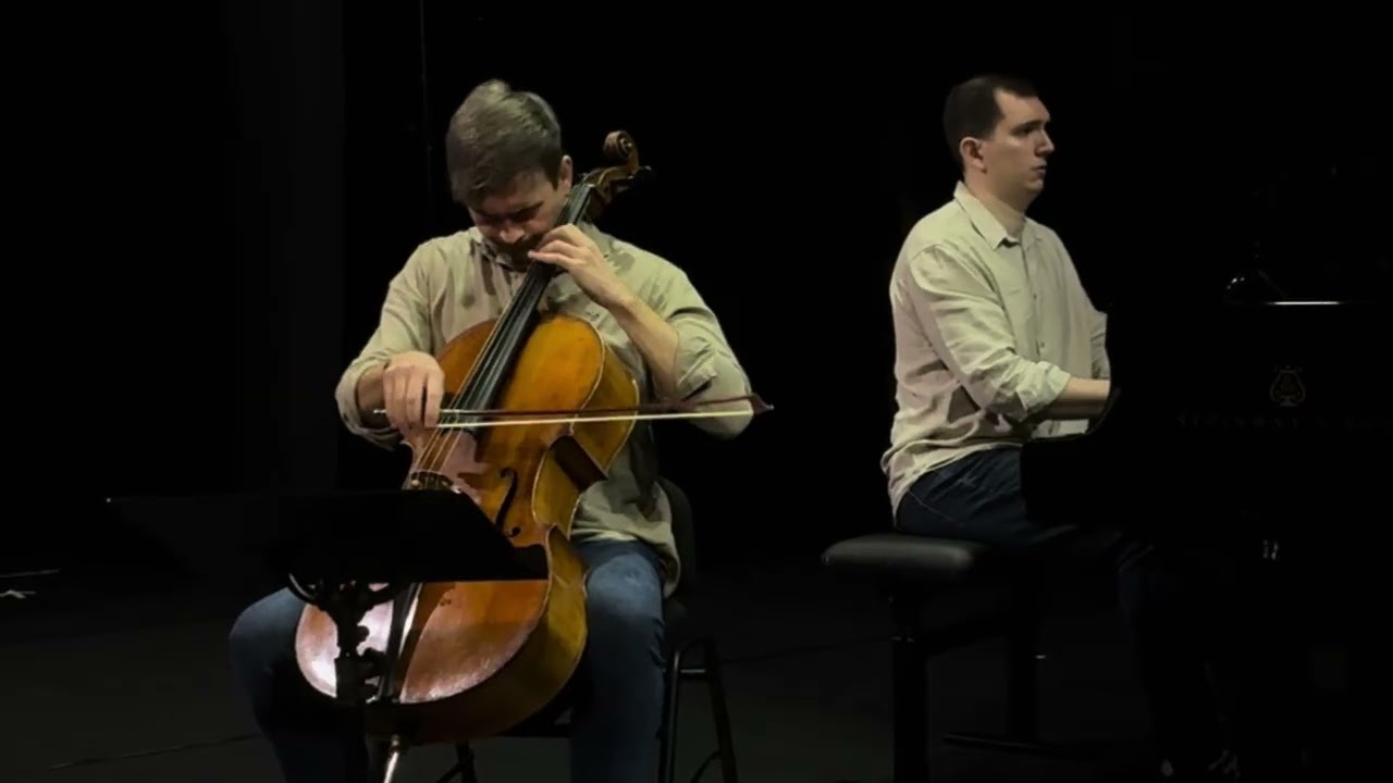 F. Poulenc🇫🇷 Cavatina de la Sonata para cello y piano. 1948 J. Albares, cello. J. F. Otón, piano