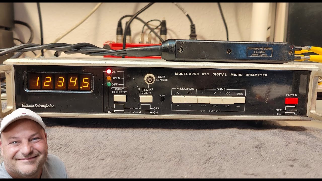 Valhalla scientific inc 4250 atc digital micro ohmmeter 1978