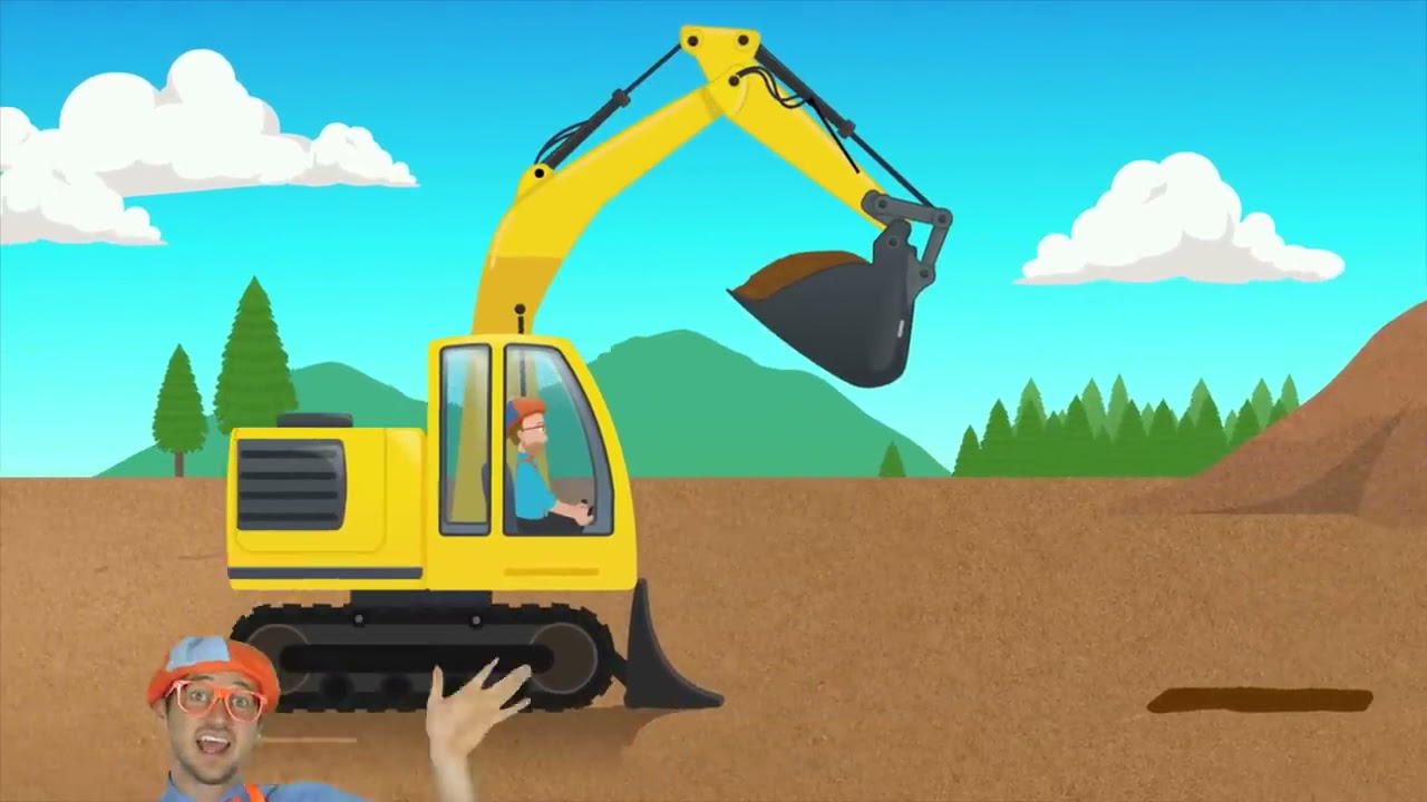 M&uacute;sica da escavadeira blippi