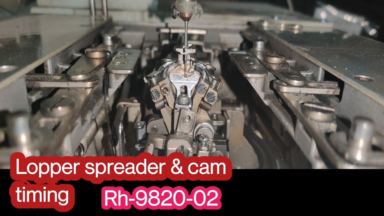 how to brother eyelet hole Rh-9820-02 lopper spreader & cam timing right way