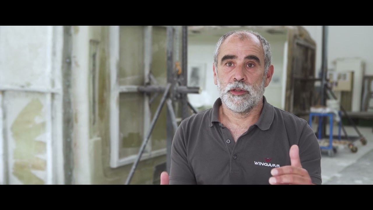 How is a Wingamm camper built? The construction of a fiberglass monocoque RV motorhome