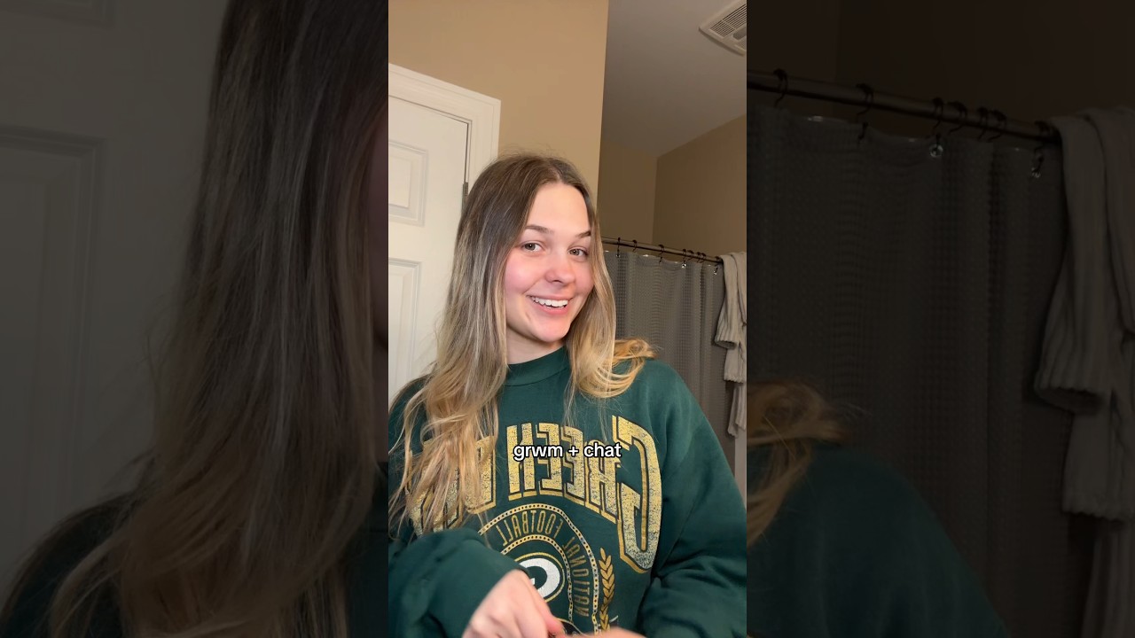 grwm + chat #getreadywithme #chatwithme #waitress #smallcontentcreator