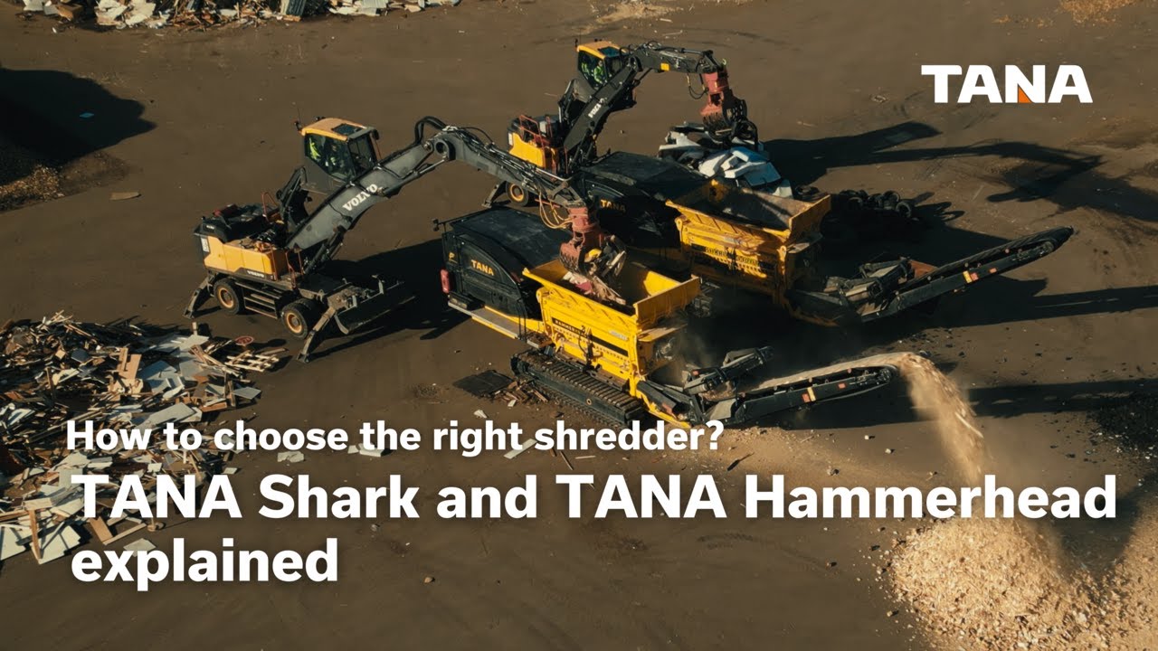 How to choose the right shredder? TANA Shark and TANA Hammerhead explained