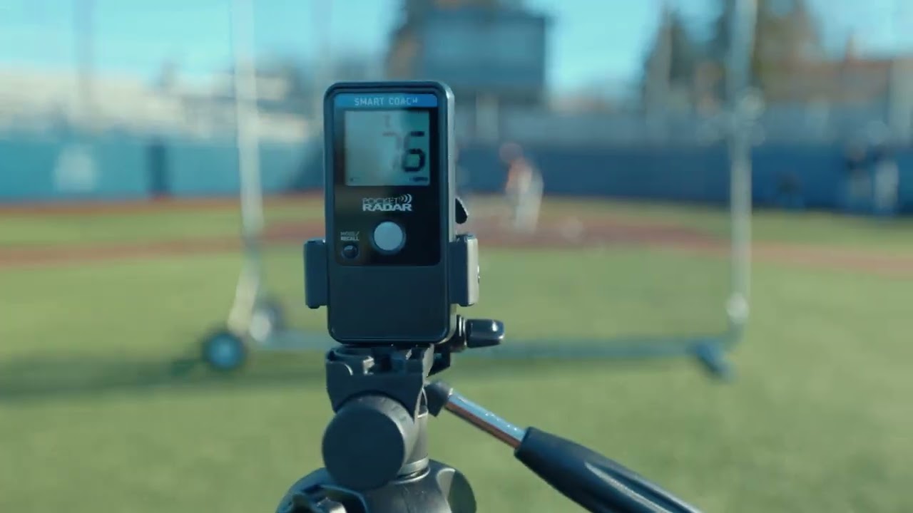 Pocket Radar Baseball / Set Up:  Hitting Into Net with Radar Behind Net