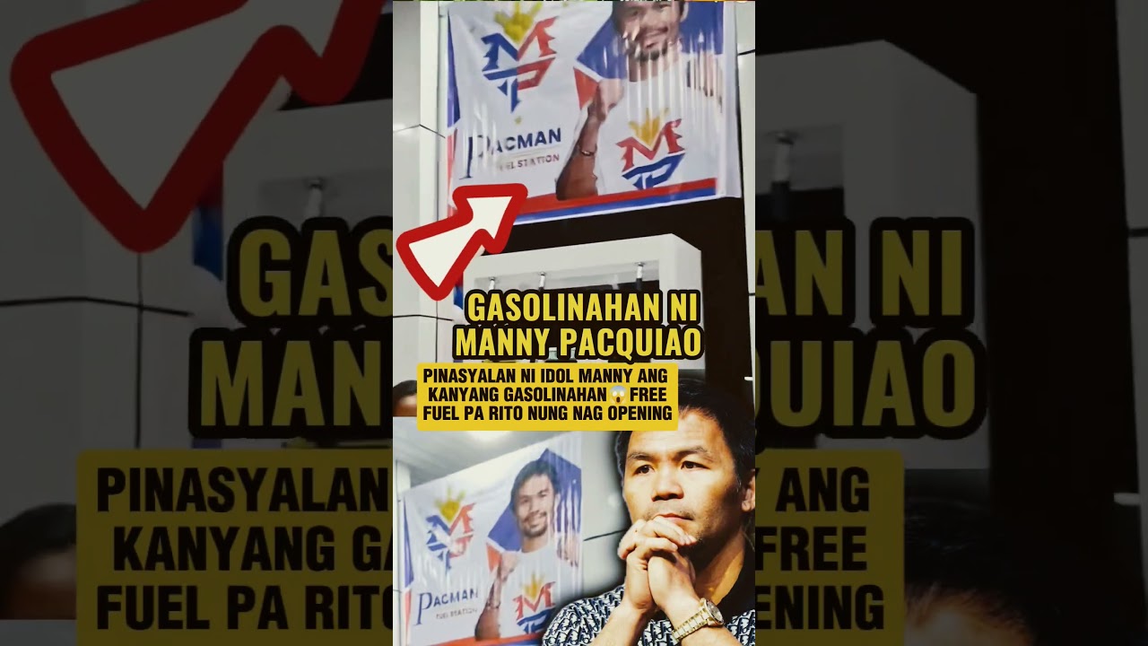 MANNY PACQUIAO FREE FUEL SA SARILING GASOLINAHAN? #latesupdates #news #fyp #viral #trending