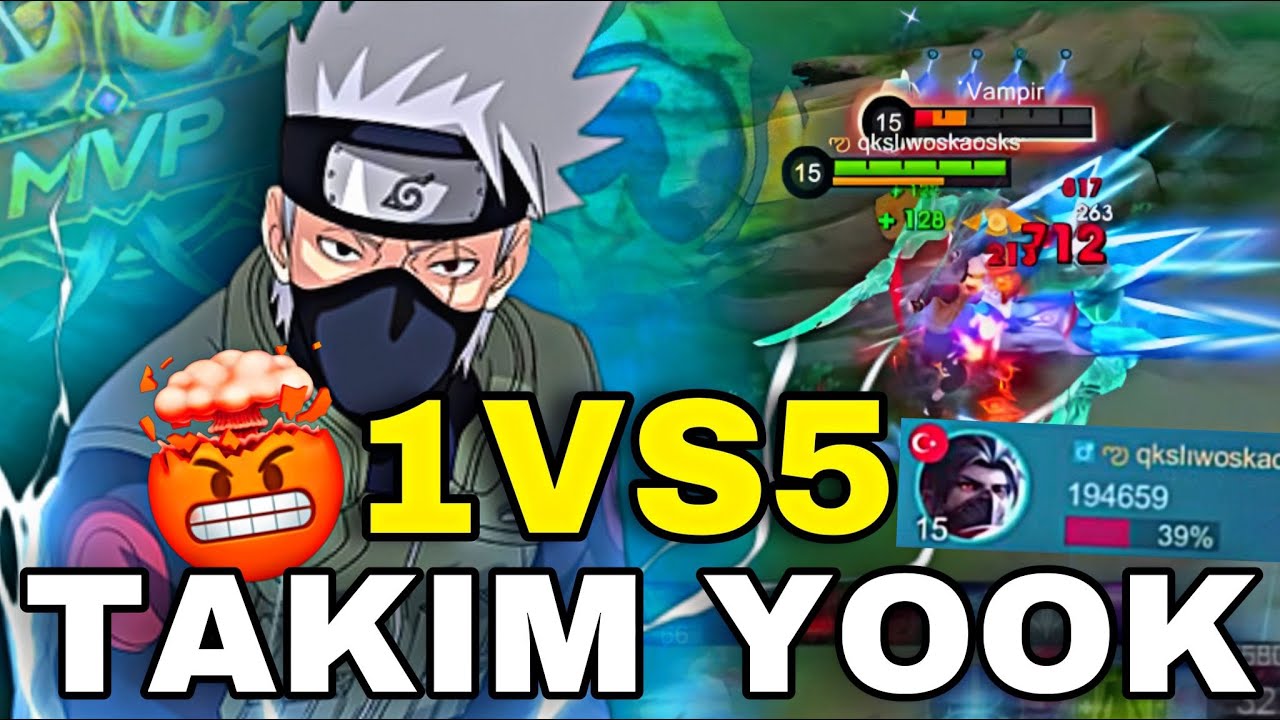 5 KİŞİYİ KESİYORUM AMA TAKIM ŞEKER TOPLUYOR | Mobile Legends