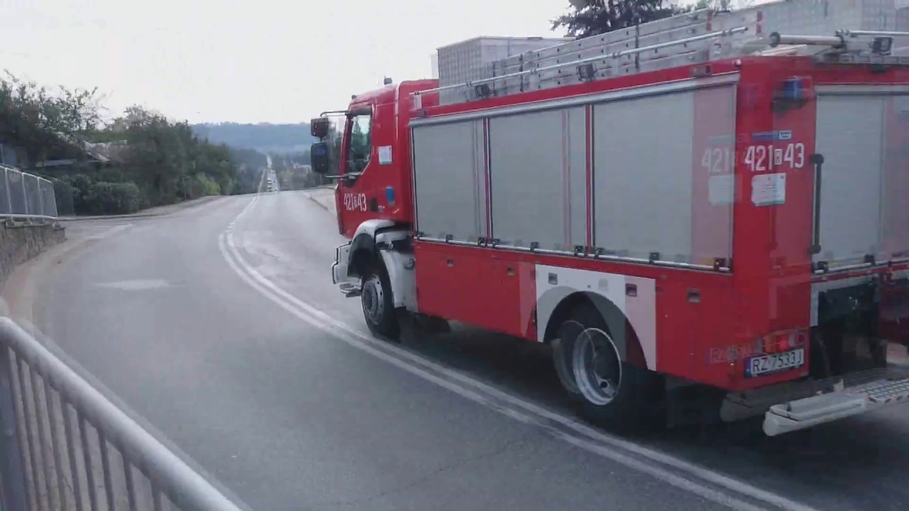 Alarmowo: OSP Brzostek oraz OSP Nawsie Brzosteckie i PSP JRG nr 1 Dębica [Trąby]