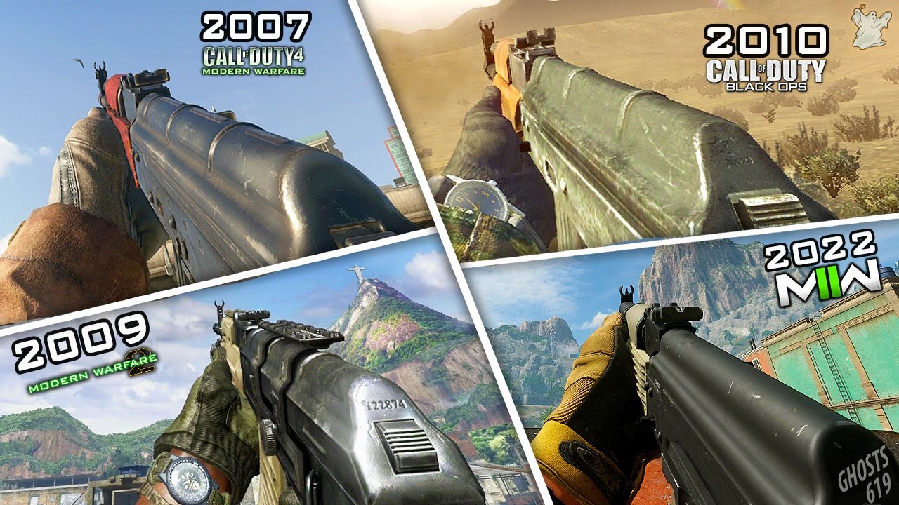 Evolution of the AK-47 in Call of Duty