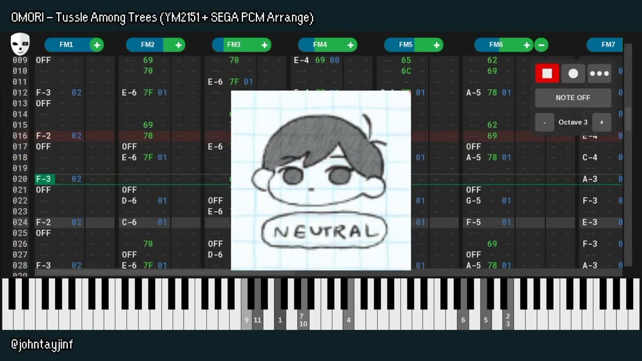 OMORI - Tussle Among Trees (YM2151 + SEGA PCM Arrange)