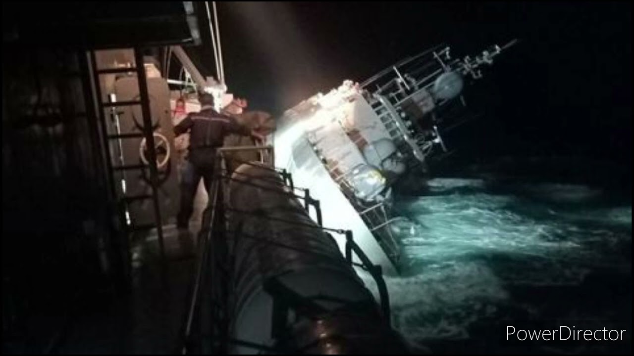 The royal Thai Navy corvette Sukhothai sank in severe weather early Monday
