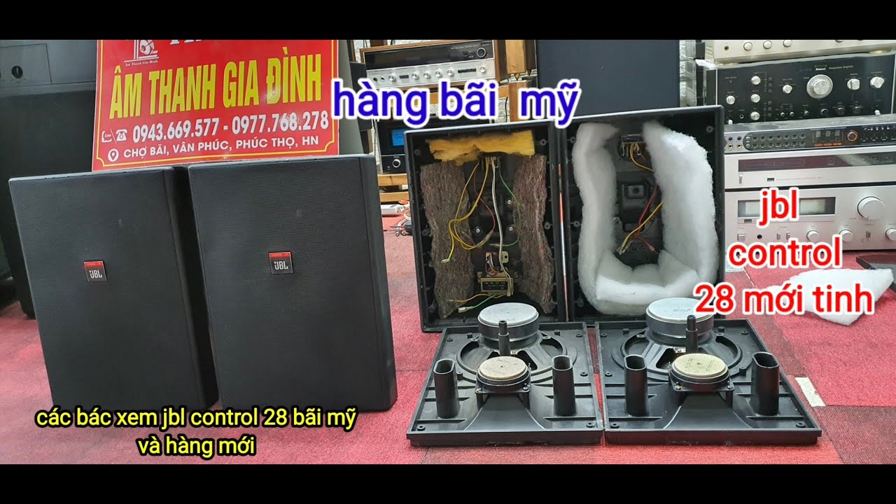 mời các bác xem 2con loa trợ lời jbl control 28 bãi mỹ👉 và hàng mới .lh 0943669577