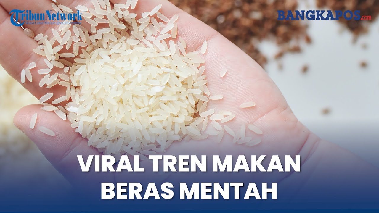 Tren Makan Beras Mentah di TikTok, Mengundang Segudang Bahaya?
