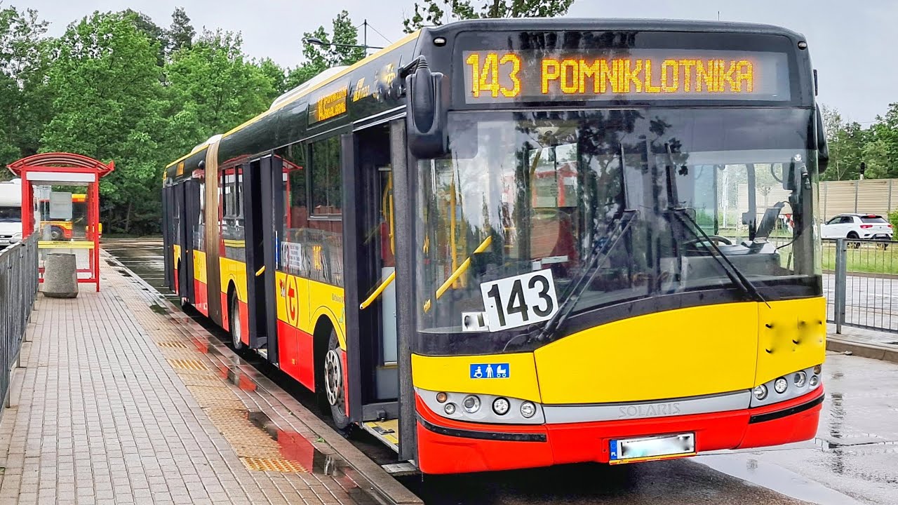 WARSZAWA 143 BUS: REMBERTÓW-KOLONIA - POMNIK LOTNIKA - REMBERTÓW-KOLONIA