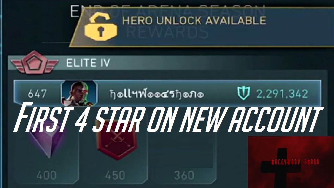 Injustice 2 iOS - Second Accounts Hits Elite IV in his first Arena and 6 Premium Chests