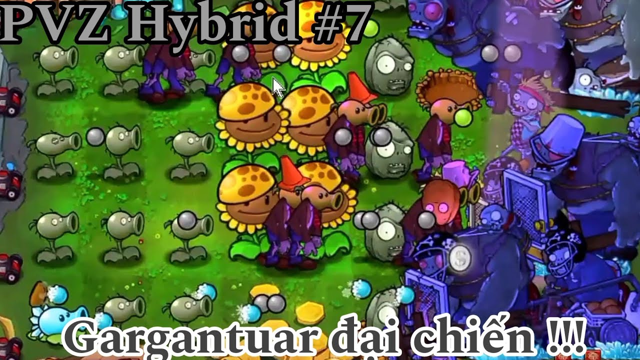 Plants vs Zombies Hybrid #7: Sức mạnh siêu bá của Wall nut Gargantuar