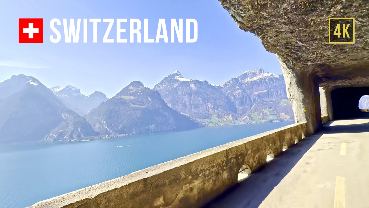 POV: This Ride Along a Swiss Lake Feels Unreal 🇨🇭