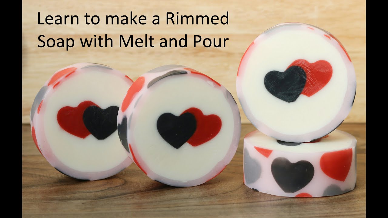 Rimmed Soap Using Melt and Pour