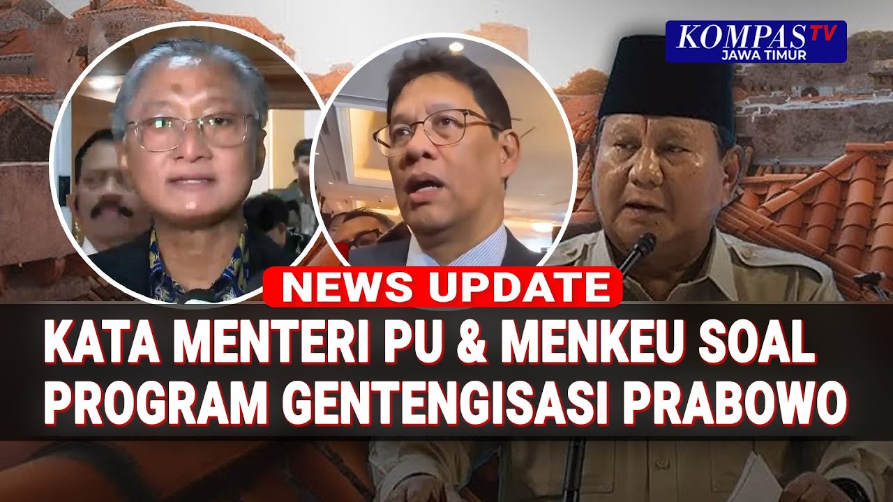 Program Gentengisasi Dicanangkan Presiden Prabowo, Ini Kata Menteri PU & Menkeu!