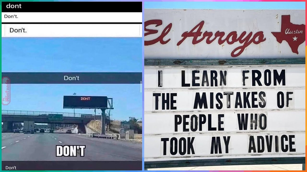 Times Signs Were So Funny
