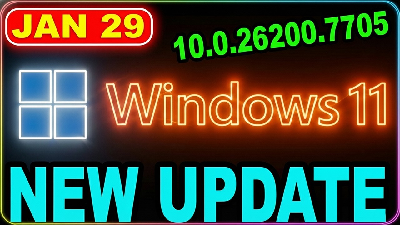 Windows 11 UPDATE 25H2 - 10.0.26200.7705 Patch - New Features, Fixes, and What It Means for You