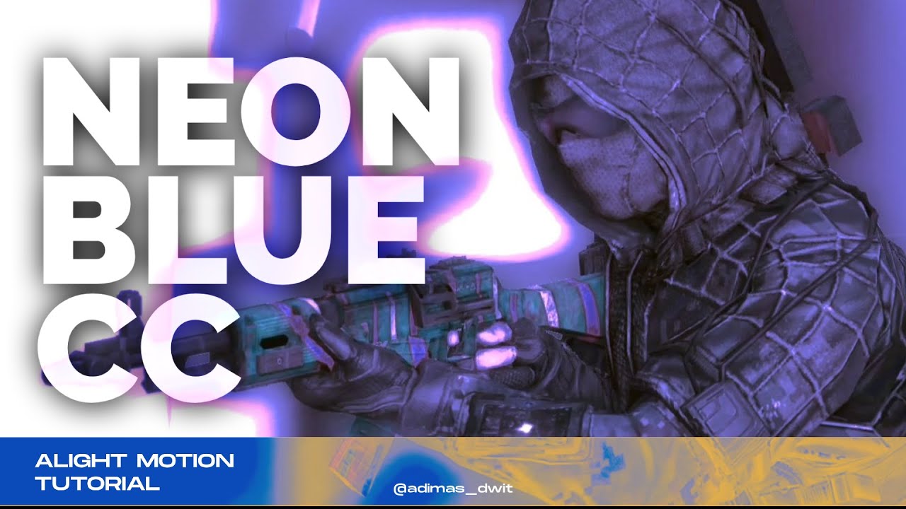 NEON BLUE CC // ALIGHT MOTION TUTORIAL