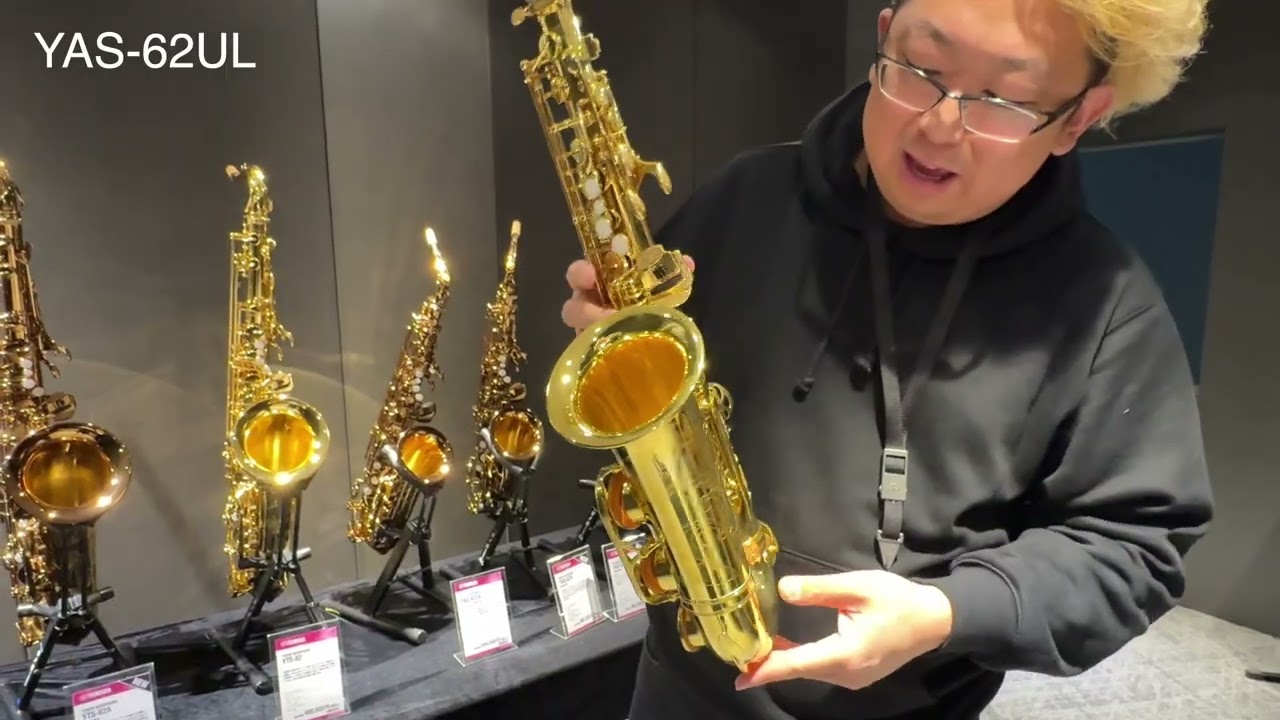 最新作サックス【YAS-62A（アンバーラッカー）】がヤマハミュージック名古屋店に来たので吹き比べしてみた！