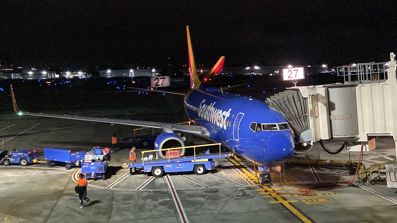 Los Angeles (LAX) ~ San Jose (SJC) - Southwest Airlines - Boeing 737-700 - Full Flight