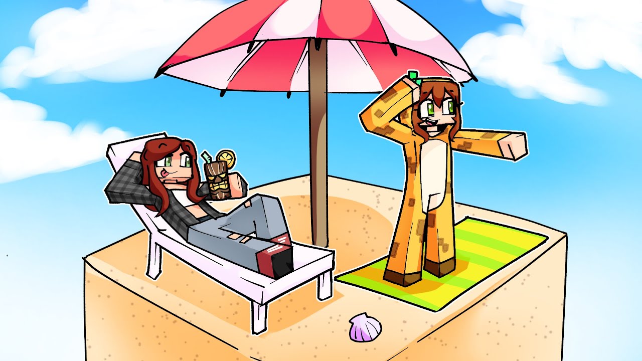 TRAPPED on Vacation Island in Minecraft