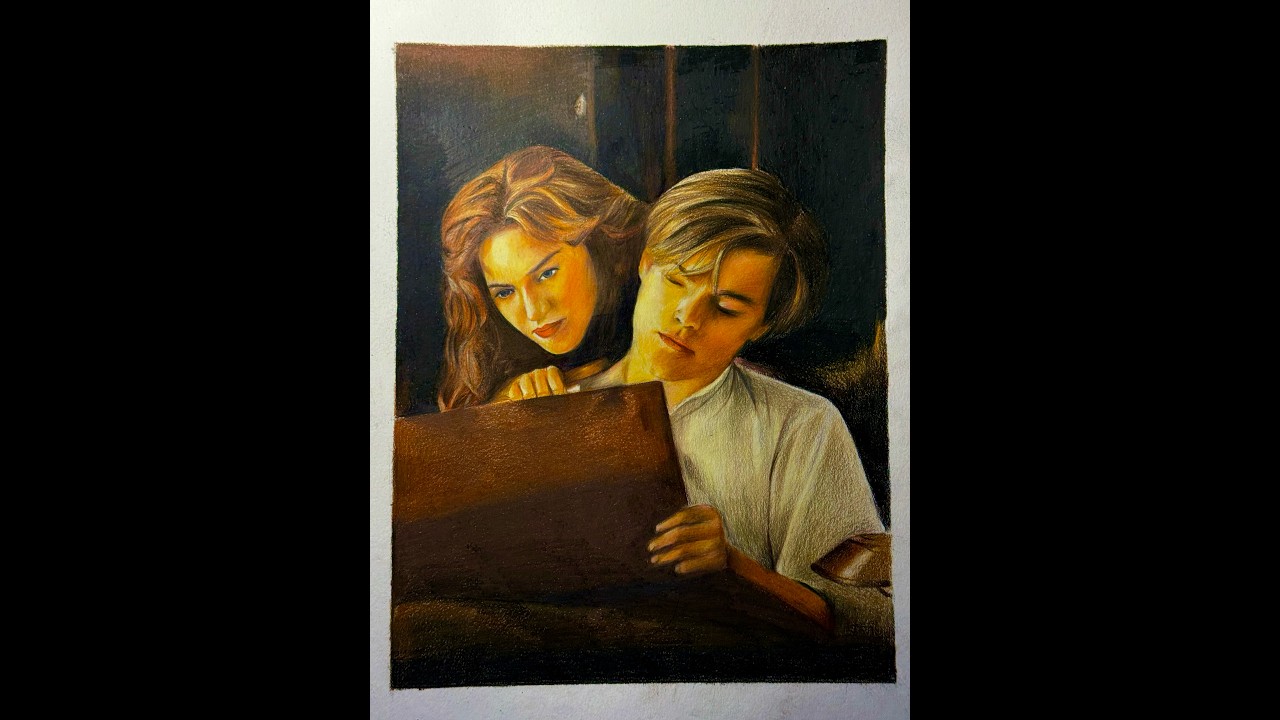Drawing the Most Iconic Movie Couple | Jack & Rose (Titanic)