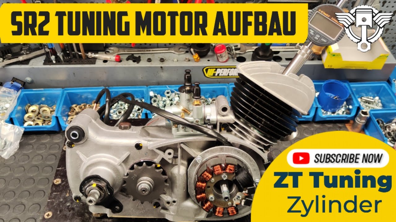 SR2 Tuning Motor mit ZT Tuning Zylinder Stage 2 Aufbau