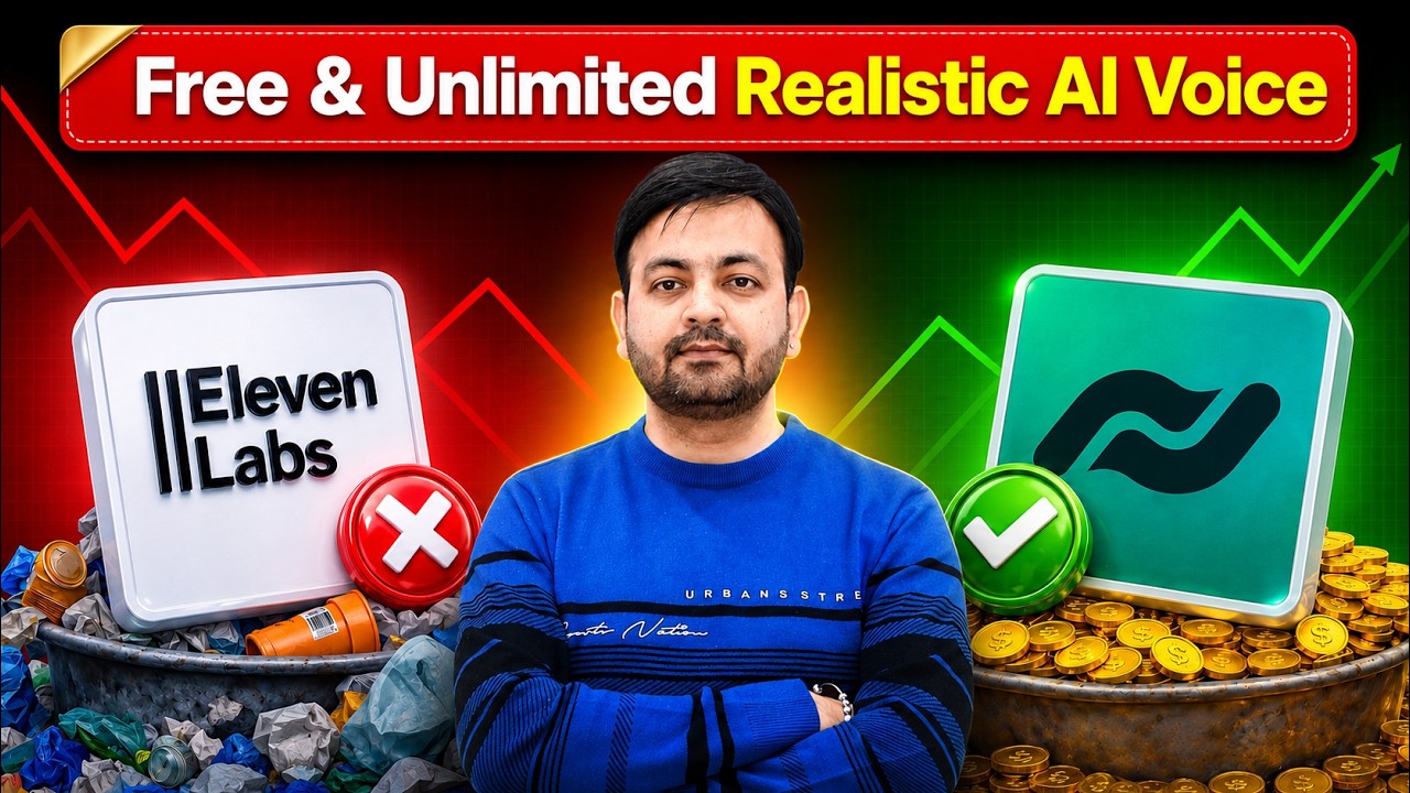 Elevenlabs Alternative FREE & UNLIMITED Realistic AI Voice (2026)