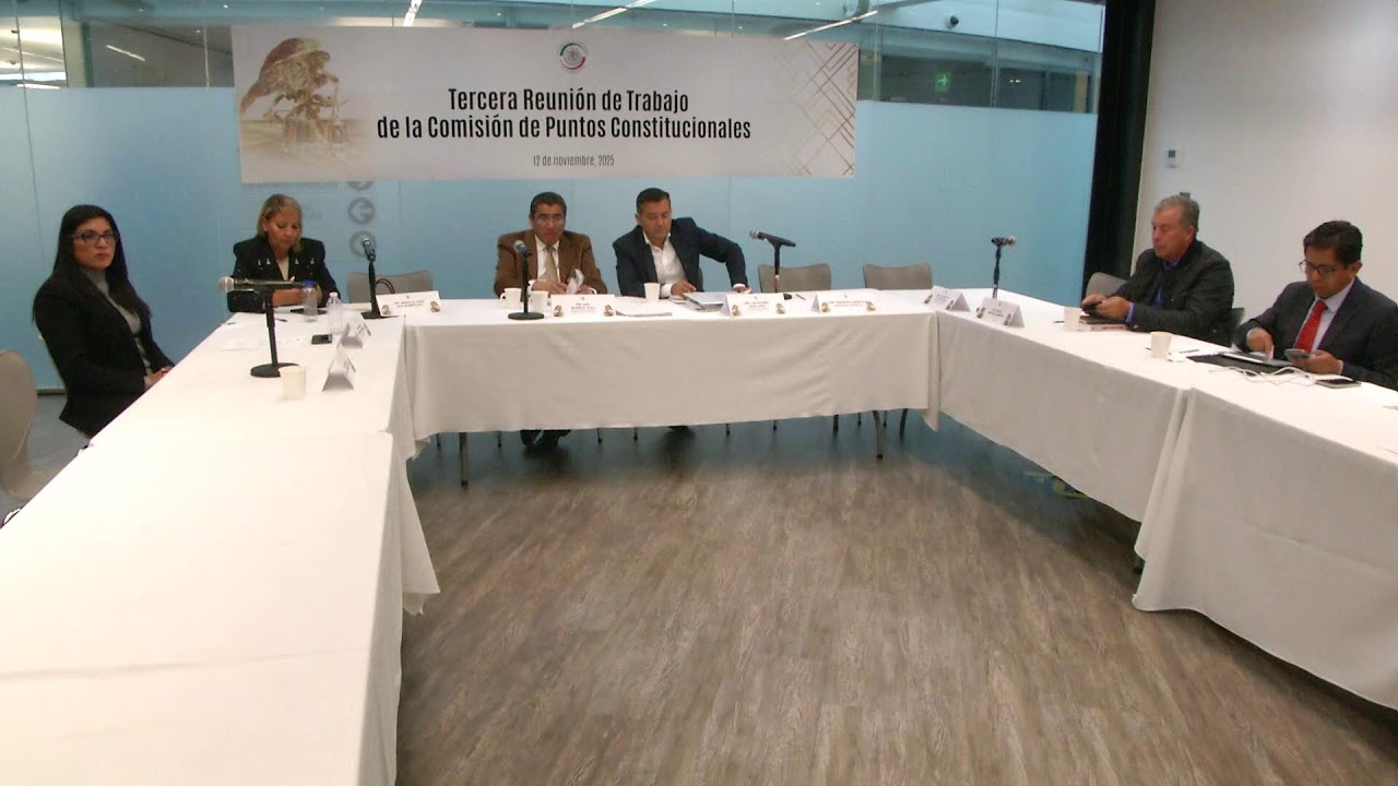 Reuni&oacute;n de la Comisi&oacute;n de Puntos Constitucionales, del 12 de noviembre de 2025