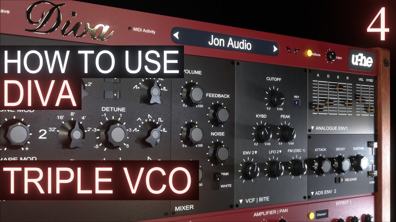 Triple VCO PART 4 | u-he DIVA Tutorial