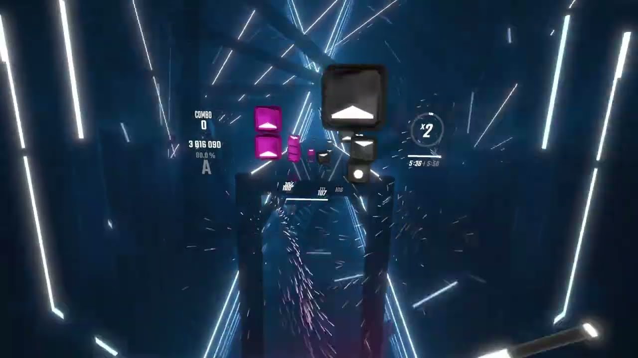 [12.35 Stars] Rude Buster (Camellia Remix) - Toby Fox | 79.8% First Pass (Beat Saber Modded)