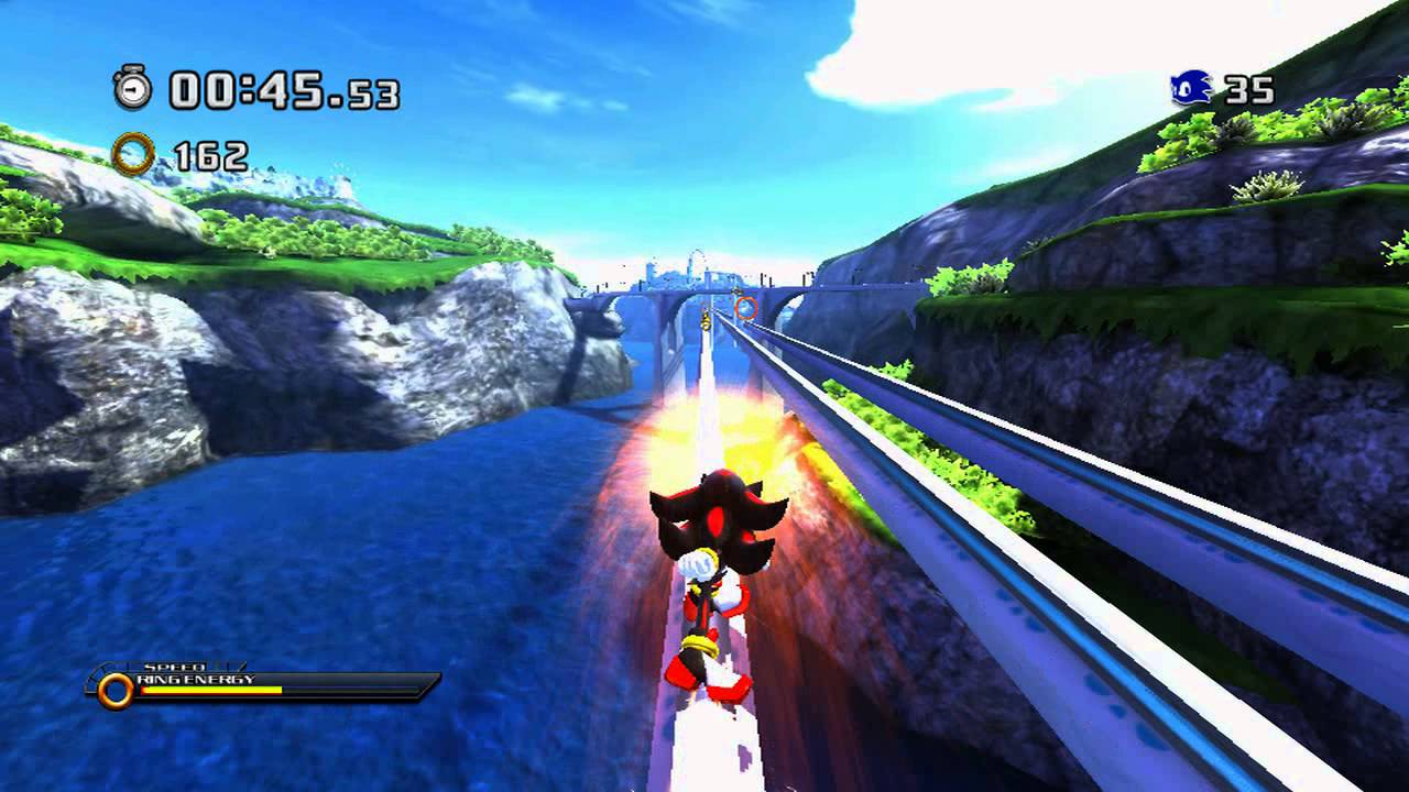 Sonic Generations Unleashed Project - Windmill Isle My Best speed run 01:46:92