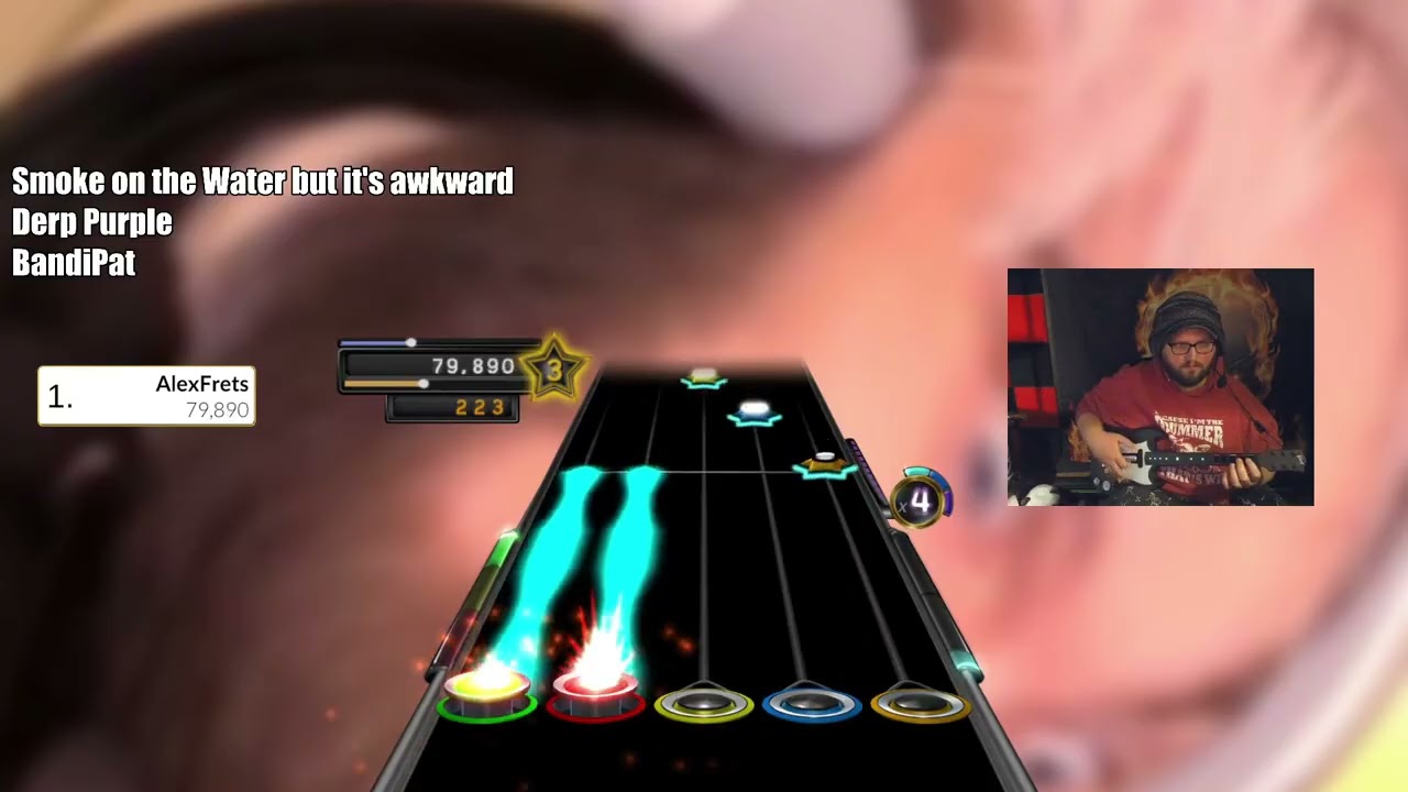Smoke on the Water but it's awkward
