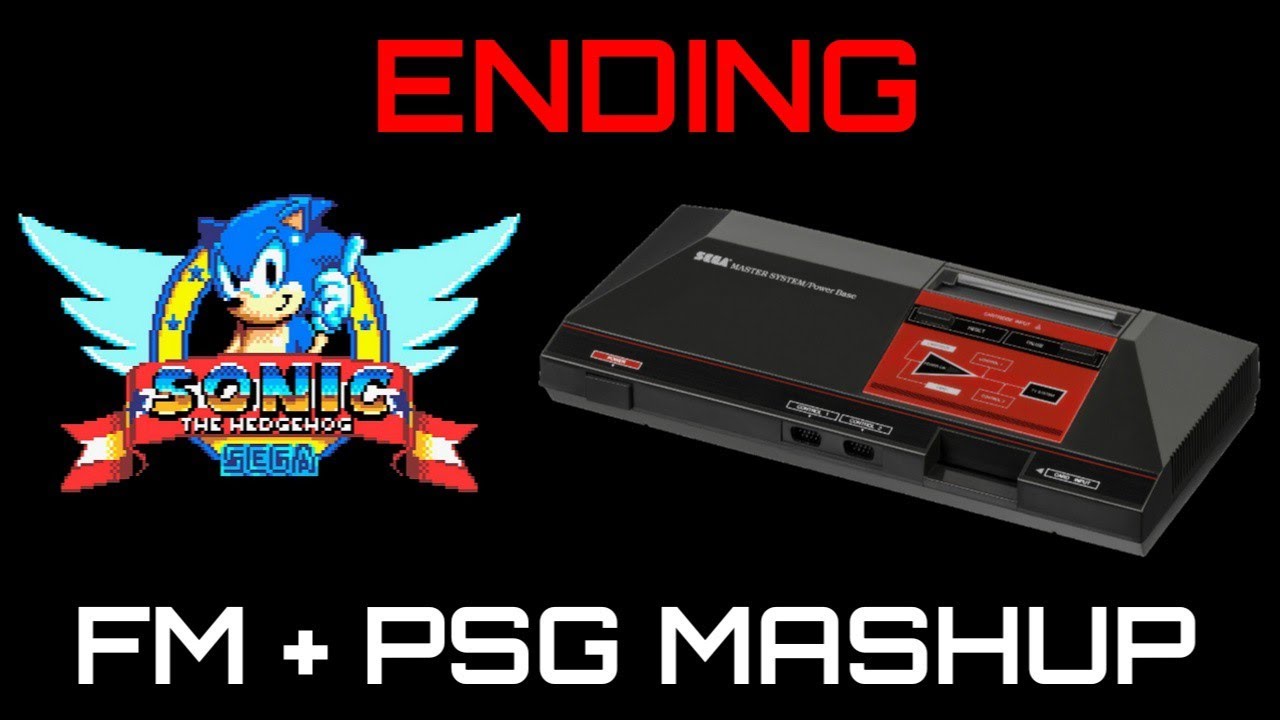 Sonic 1 Ending Master System FM + PSG Mashup [YM2413 + SN76489]