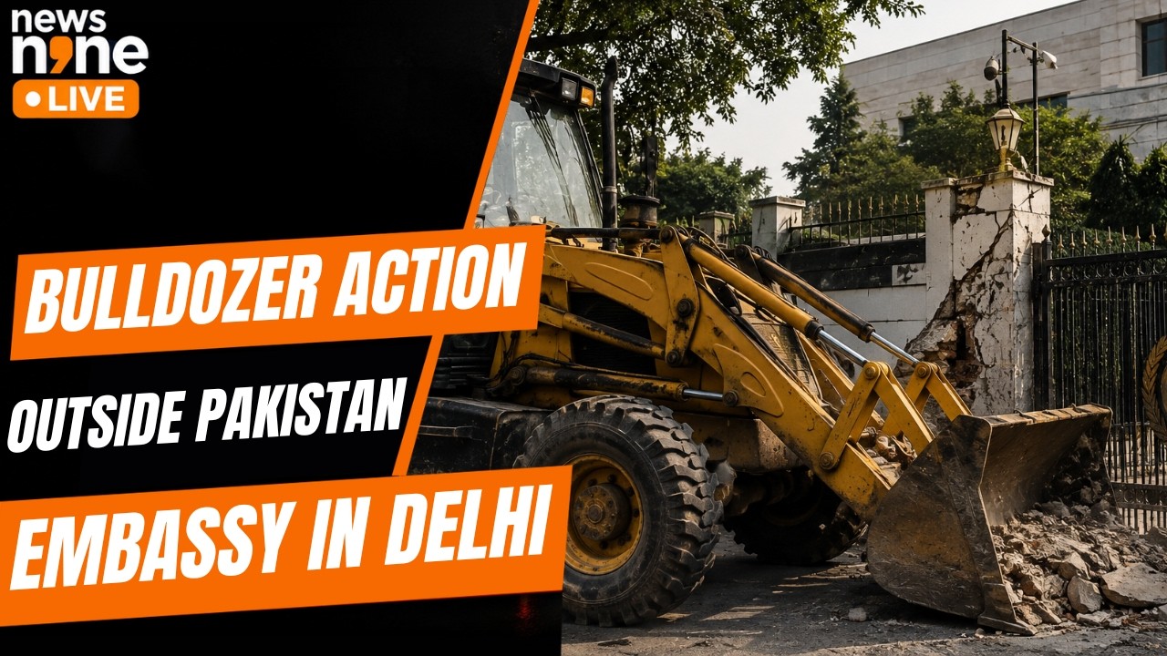 India-Pakistan Relations: Bulldozer Action Outside Pak High Commission In Delhi | Pak Embassy