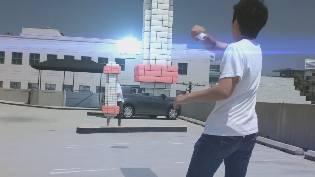 Retro Pong Game in Real Life