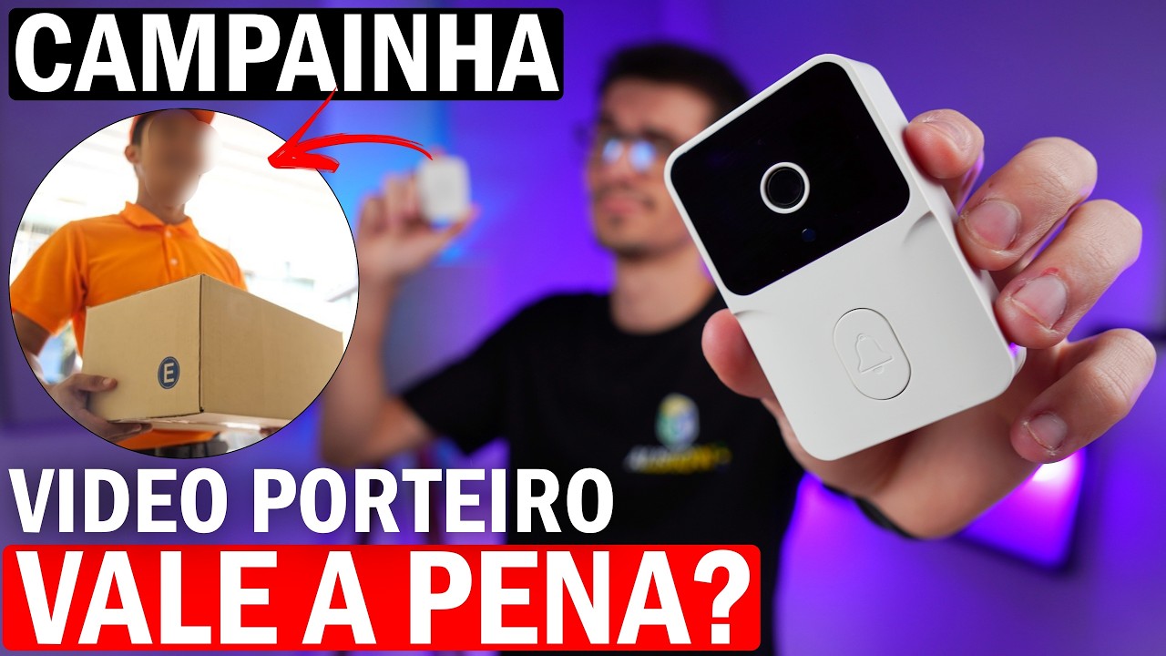 COMPREI a Campainha INTELIGENTE com C&acirc;mera WIFI - VIDEO PORTEIRO VALE A PENA?