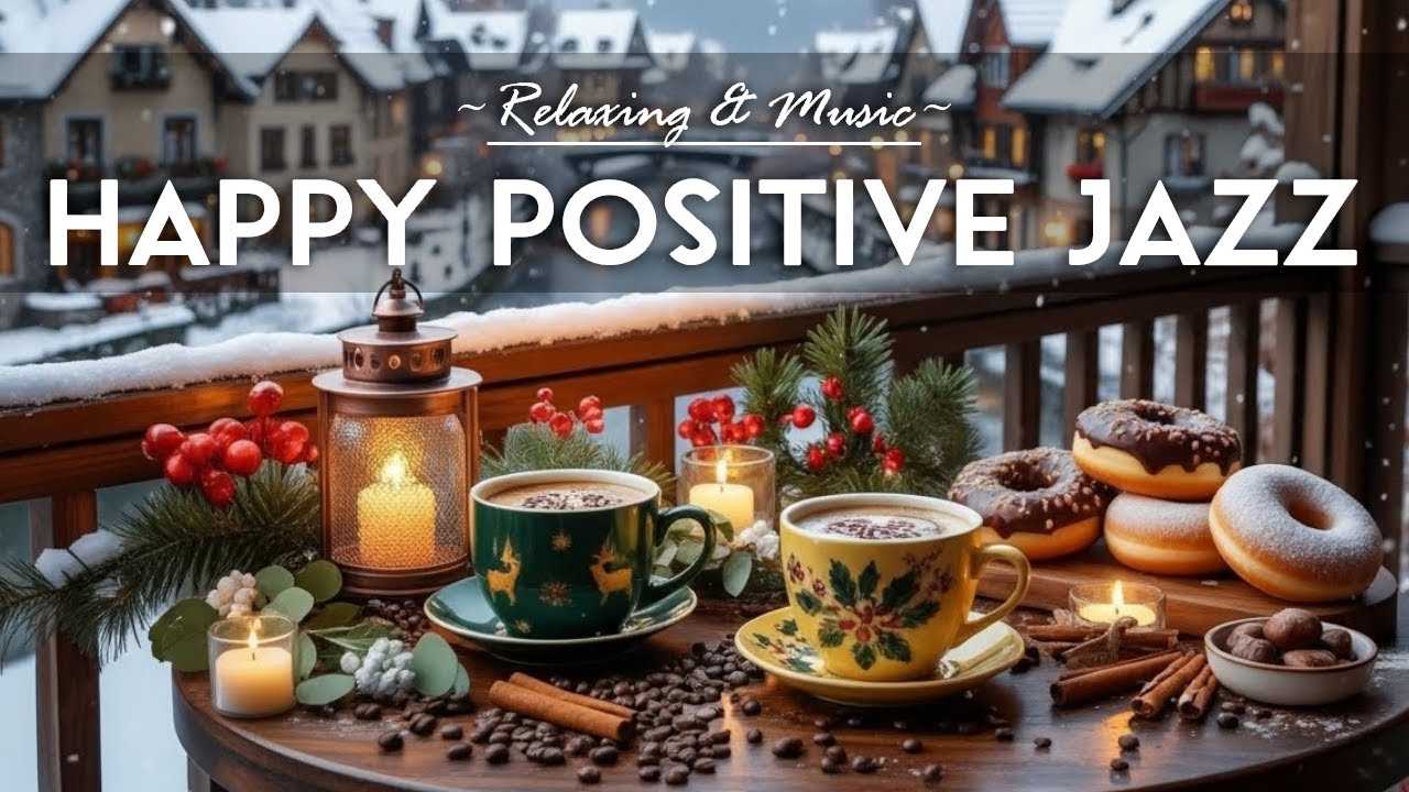 Happy Positive Jazz 🎶 Coffee Bossa Nova Instrumental and Relaxing Jazz Cafe Music for Studying