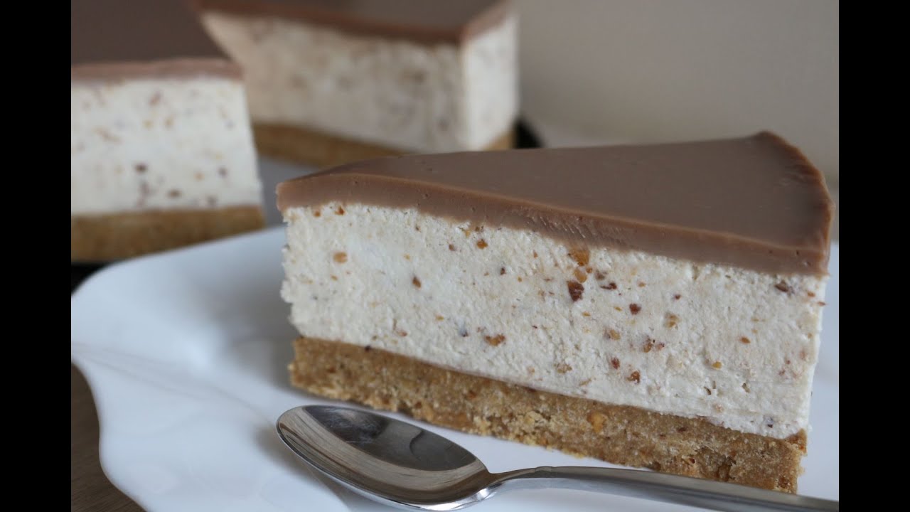 Karamel čizkejk - Čizkejk sa karamel bombonama / No bake Caramel Cheesecake