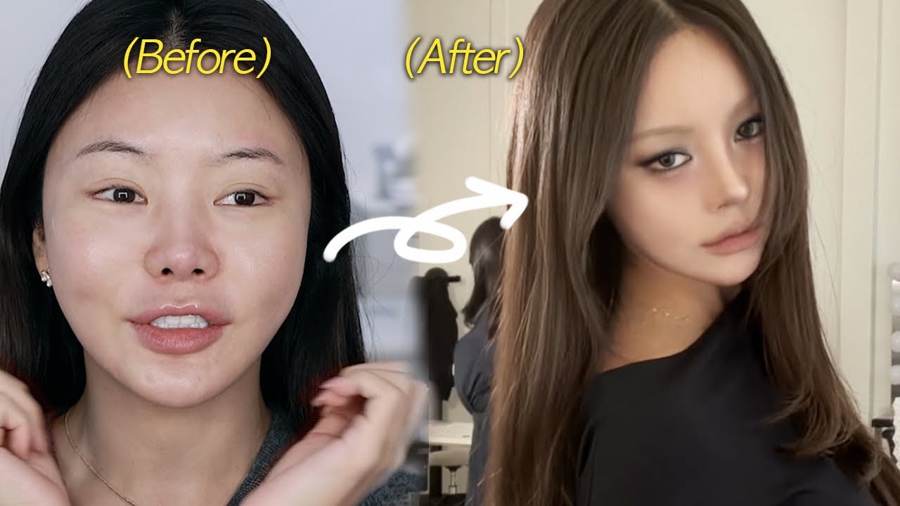 뮤뮤쌤이 말아주는 분위기 미쳐버린,,, 연말 세미스모키 k-갸루💄 메이크업 (feat.실패 없는 연말 치트키🎄)