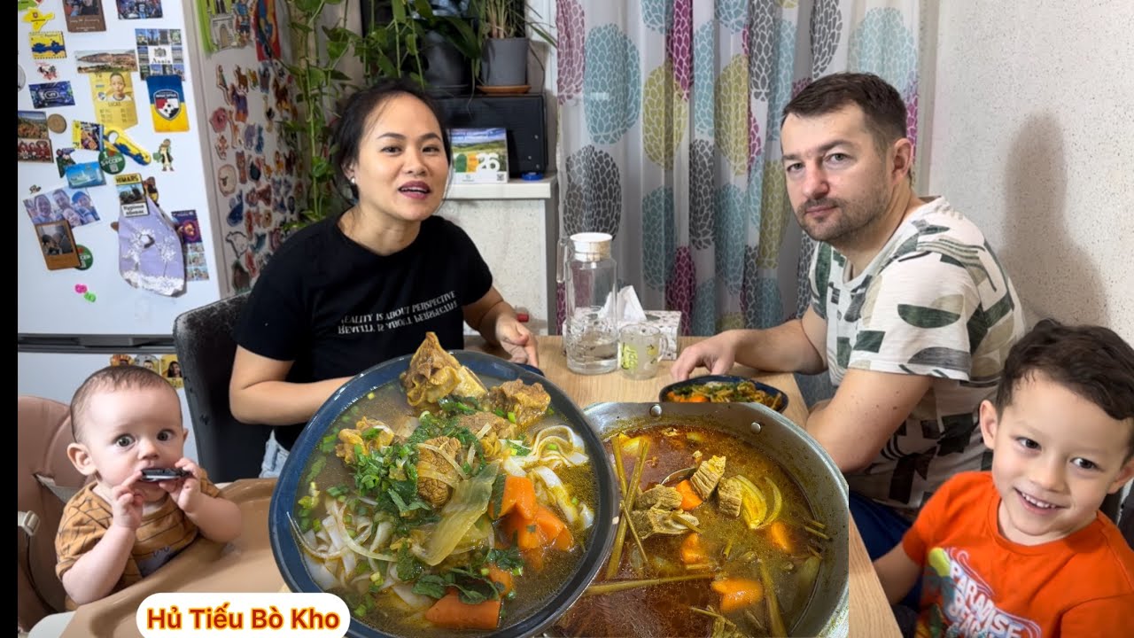 Hủ Tiếu Bò Kho/ Gia Đình Việt ở Ukraine 🇺🇦 